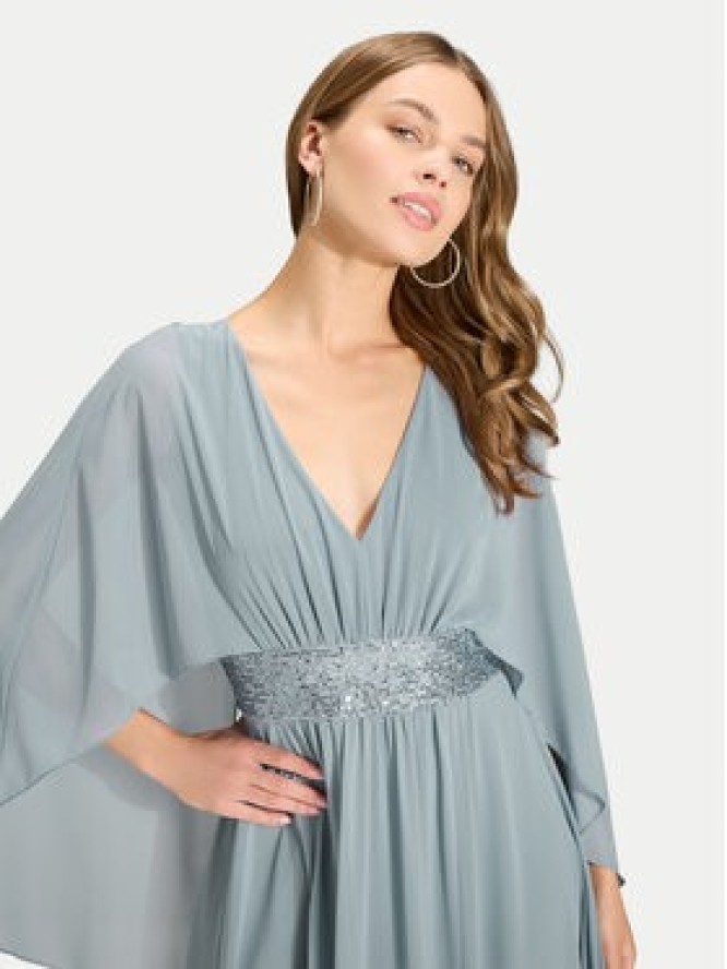 Swing Sukienka wieczorowa 5AI10300 Niebieski Regular Fit