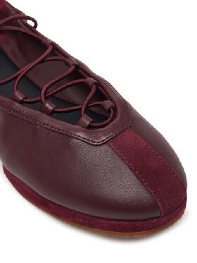 Polo Ralph Lauren Baleriny Ballerina Sneaker 804P08221003 Bordowy