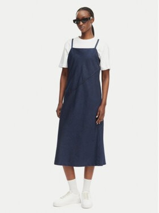 Calvin Klein Jeans Sukienka jeansowa LV047F747G Czarny A-Line Fit