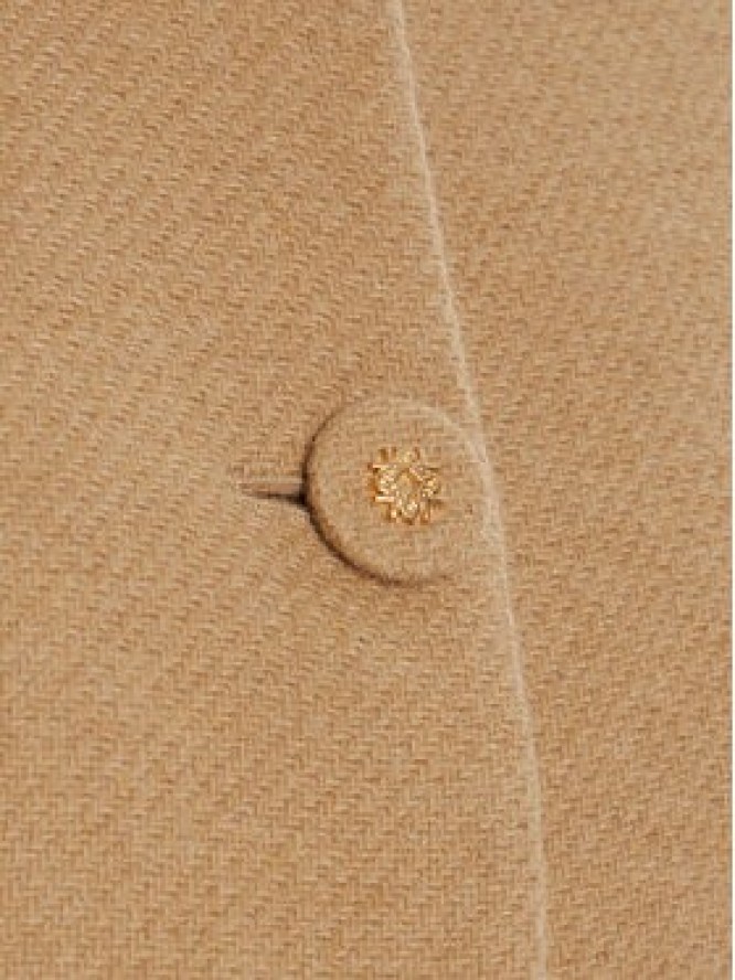 Rinascimento Płaszcz wełniany CFC0125616003 Beżowy Regular Fit