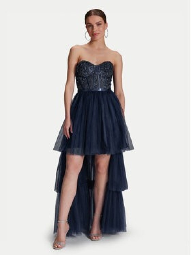 Hey Kyla Sukienka wieczorowa 5AI073HK Granatowy Regular Fit