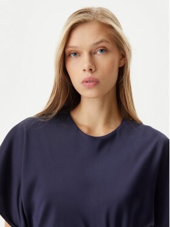 Rinascimento Sukienka koktajlowa CFC0122932003 Granatowy Regular Fit