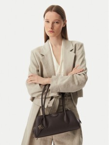 Calvin Klein Torebka Emblem Trio Pebble LV04F3743G Brązowy