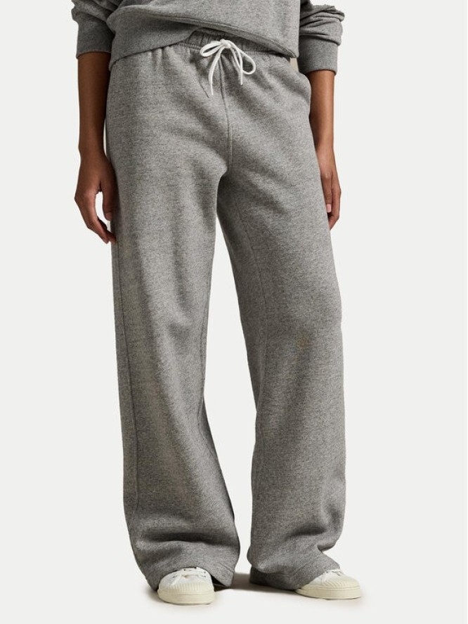 Polo Ralph Lauren Spodnie dresowe 211977959004 Szary Wide Leg