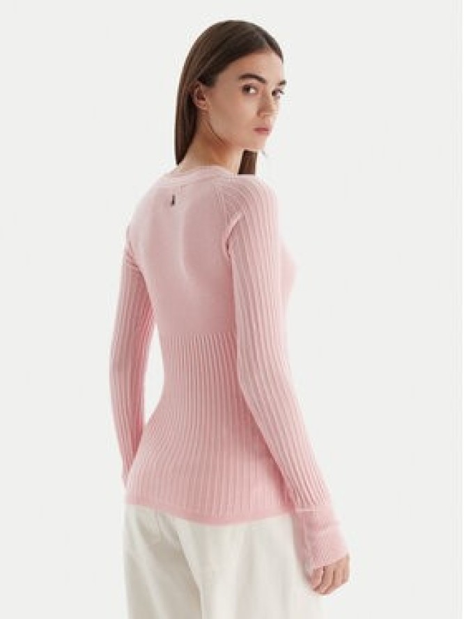 Patrizia Pepe Sweter 2K0337/K7S0-M555 Różowy Regular Fit
