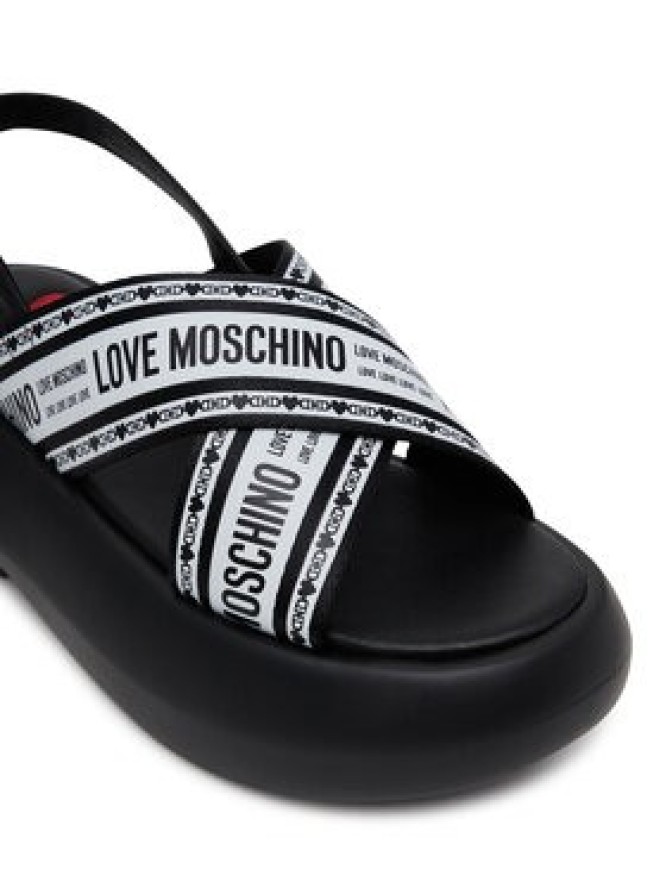 LOVE MOSCHINO Sandały JA16207I0MIX200A Czarny