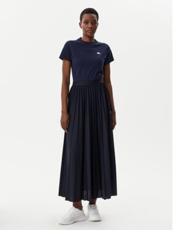 Lacoste T-Shirt TF9246 Granatowy Slim Fit