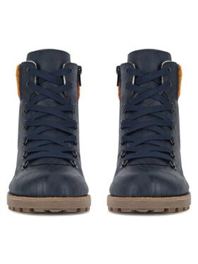 Rieker Botki Z0445-14 Niebieski