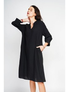 Le Jardin du Lin Sukienka w kolorze czarnym rozmiar: 38