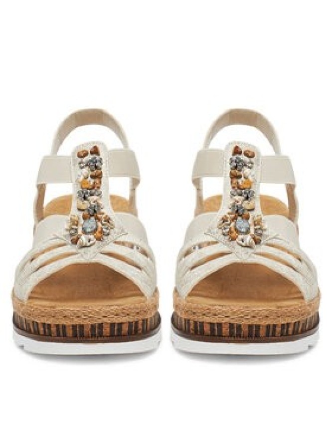 Rieker Sandały V7949-90 Granatowy