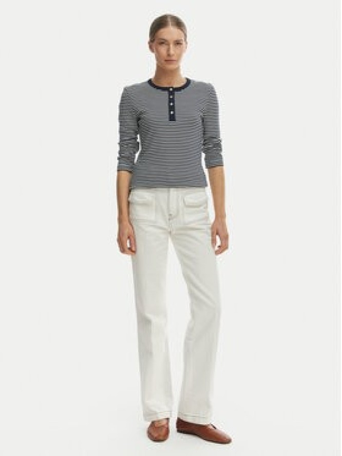 Tommy Hilfiger Bluzka WW0WW49629 Niebieski Slim Fit