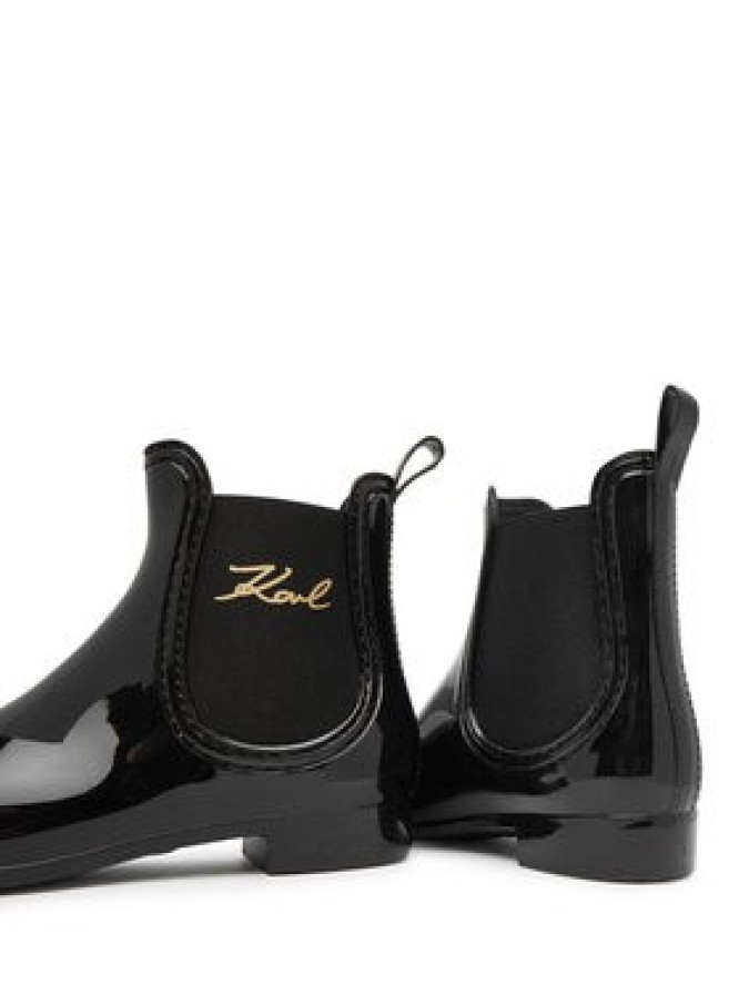 KARL LAGERFELD Kalosze Kalosh II KL94775 Czarny