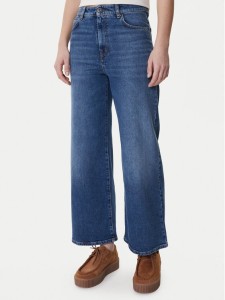 Weekend Max Mara Jeansy Pulvino 2615181061 Granatowy Wide Leg