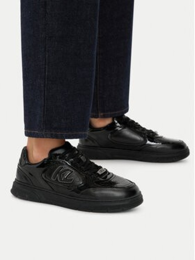 KARL LAGERFELD Sneakersy Kourtney KL63025 Czarny
