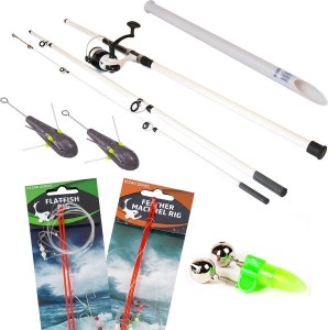 Zestaw morski surfcasting z kołowrotkiem