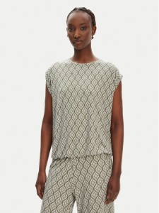 Olsen Bluzka 11105104 Zielony Regular Fit