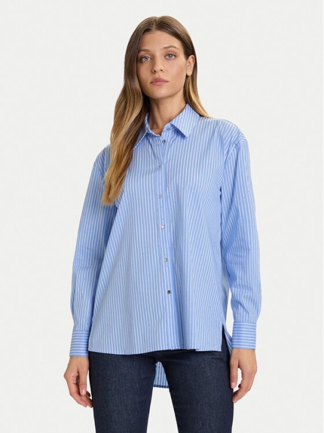 Morgan Koszula 252-CRAY Niebieski Loose Fit