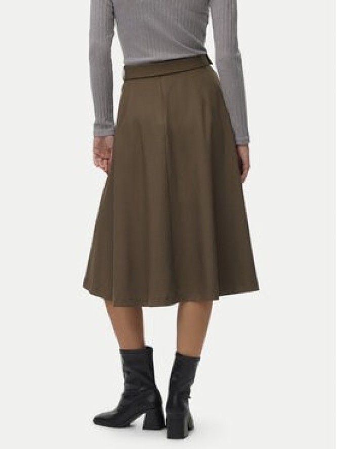 Vero Moda Spódnica trapezowa Tarisa 10318628 Brązowy Regular Fit