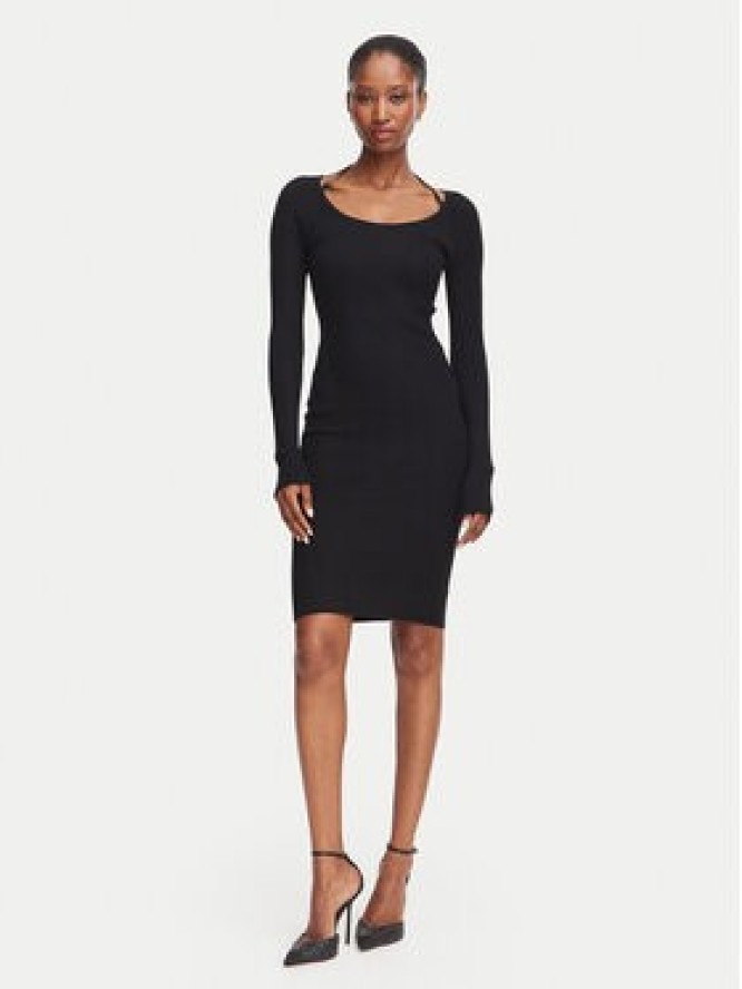 Guess Sukienka dzianinowa W6YK33 Z0968 Czarny Regular Fit