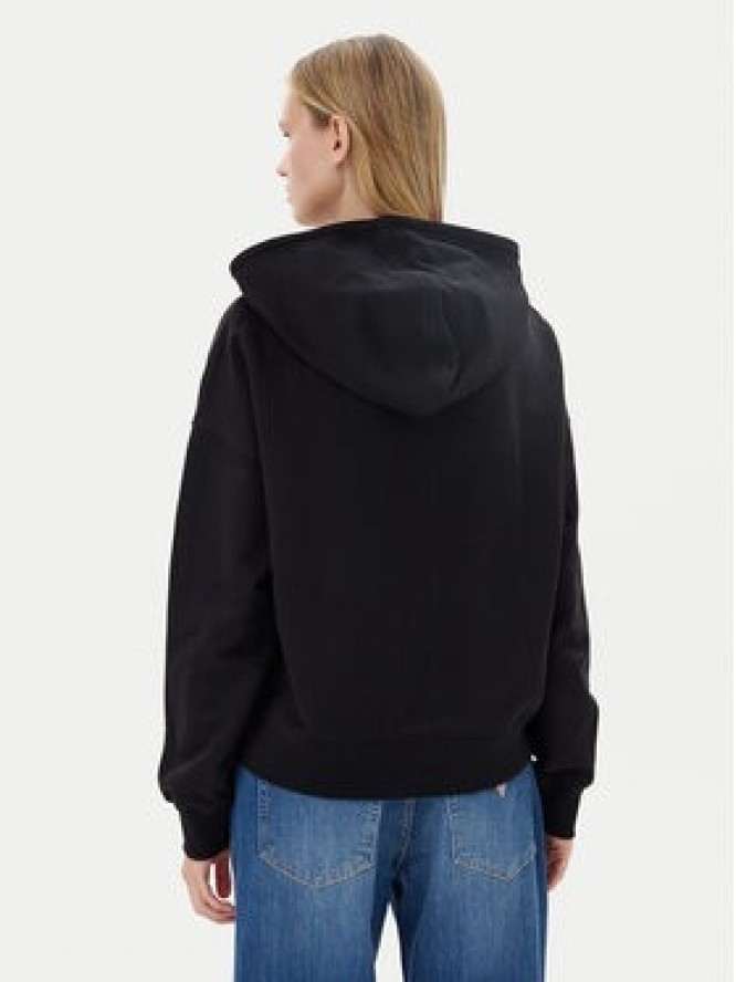 Guess Jeans Bluza W5RQ27 K68I4 Czarny Oversize