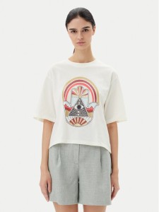 JDY T-Shirt Carla 15341561 Biały Regular Fit