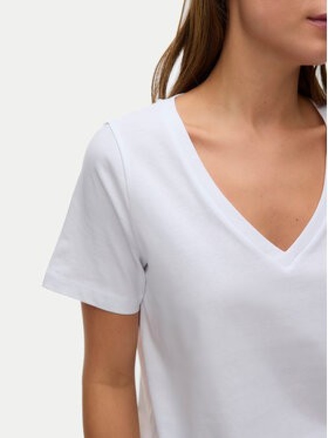 Vero Moda T-Shirt Paulina 10342926 Biały Regular Fit
