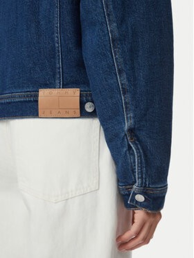 Tommy Jeans Kurtka jeansowa Archive Teddy DW0DW23519 Niebieski Regular Fit