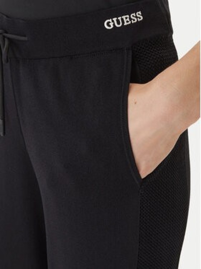 Guess Spodnie dzianinowe V6GB06 Z0651 Czarny Regular Fit