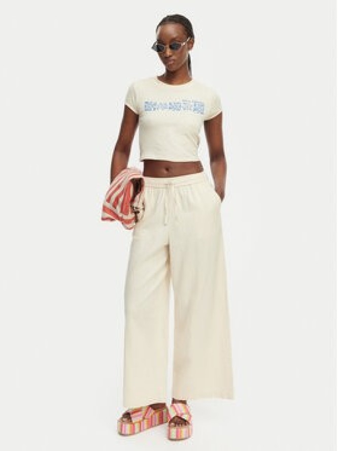 Billabong T-Shirt Baby EBJKT00119 Beżowy jasny Slim Fit