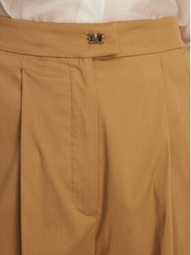 Max Mara Beachwear Bermudy Sultano 2516141019 Brązowy Relaxed Fit