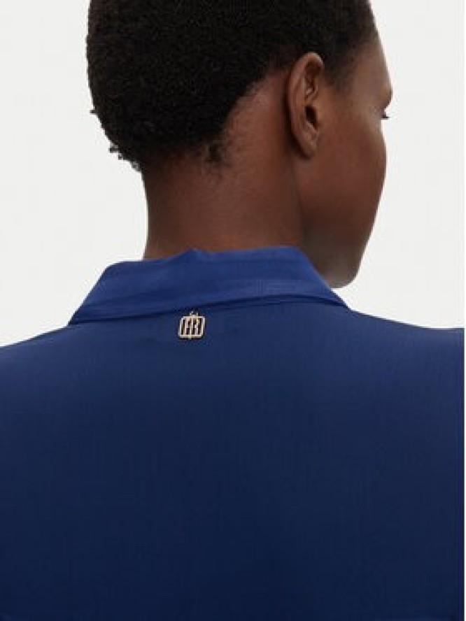 Fracomina Sukienka koszulowa FS25SD3002W413N8 Niebieski Regular Fit