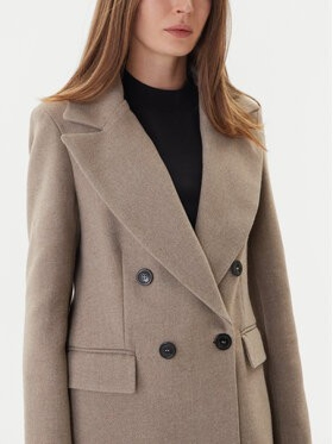 Maryley Płaszcz przejściowy 25IB807/01SS Beżowy Regular Fit