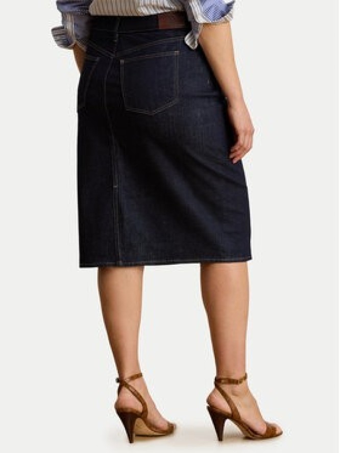 LAUREN RALPH LAUREN Spódnica ołówkowa 200P14644001 Granatowy Regular Fit