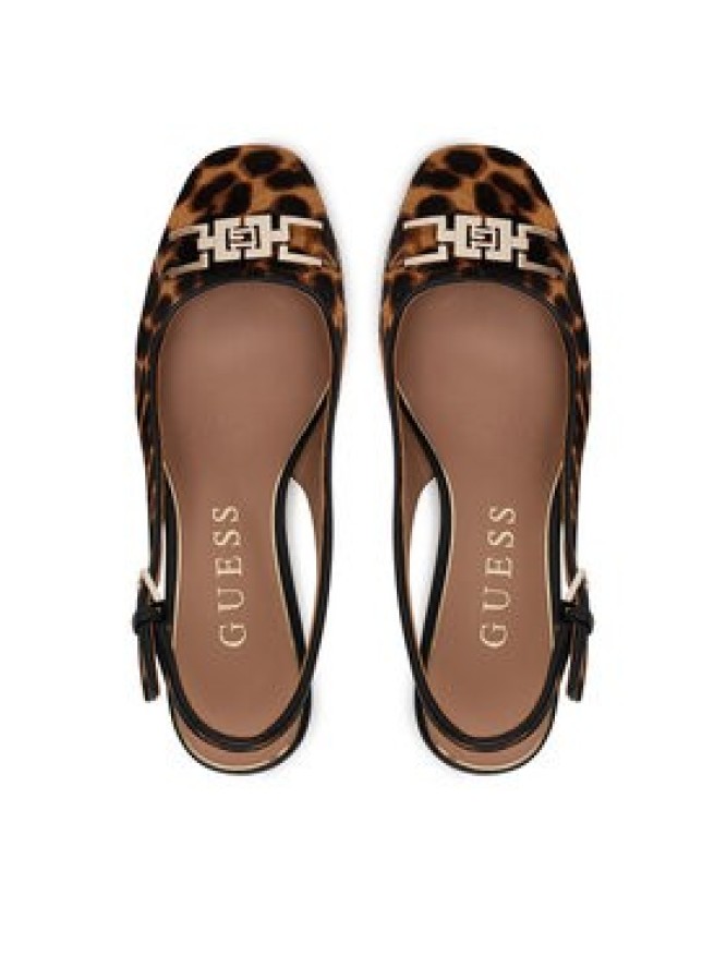 Guess Czółenka FLTCLD LEP05 Brązowy