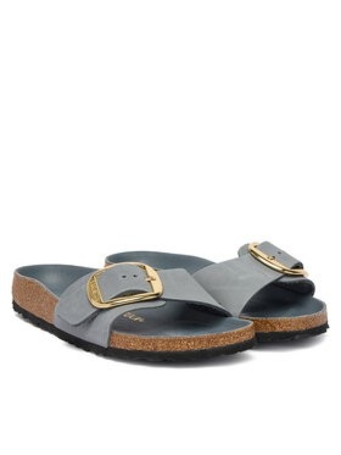 Birkenstock Klapki Madrid Big Buckle Hex 1032090 Szary