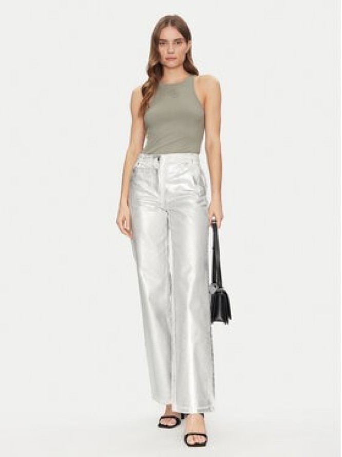 Guess Top W5GP57 KCV52 Zielony Slim Fit