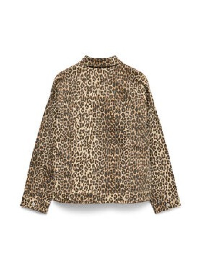 Vero Moda Kurtka jeansowa Tessa 10329961 Brązowy Oversize