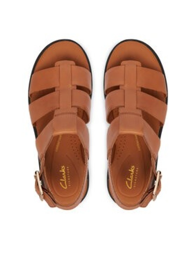 Clarks Sandały Orinoco3 Strap 26186587 Brązowy