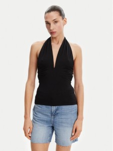 Guess Top W5GP16 KACM2 Czarny Slim Fit