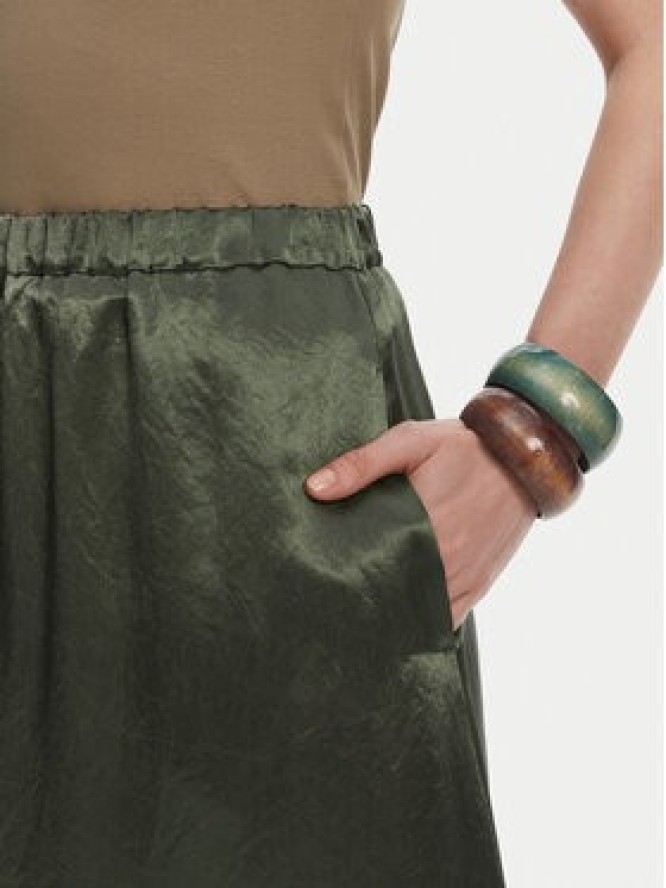 Max Mara Leisure Spódnica trapezowa Nuevo 2516101028 Zielony Regular Fit