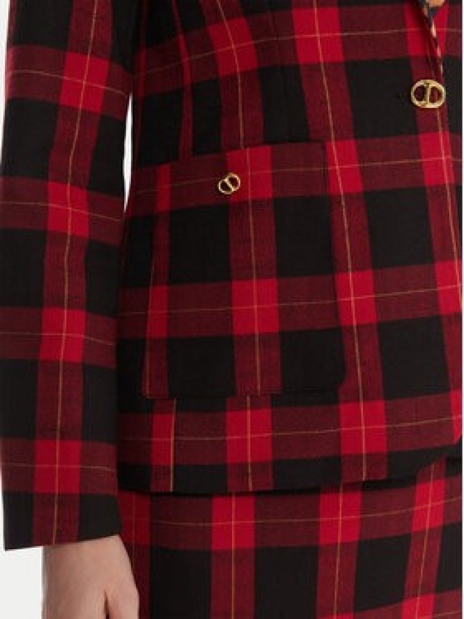 LOLA CASADEMUNT Marynarka LF2502013 Czerwony Regular Fit