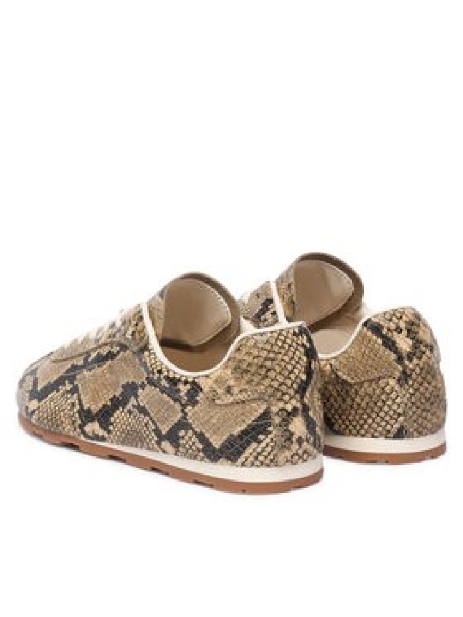 Tommy Hilfiger Sneakersy Bella Sneaker Snake FW0FW09415 Brązowy