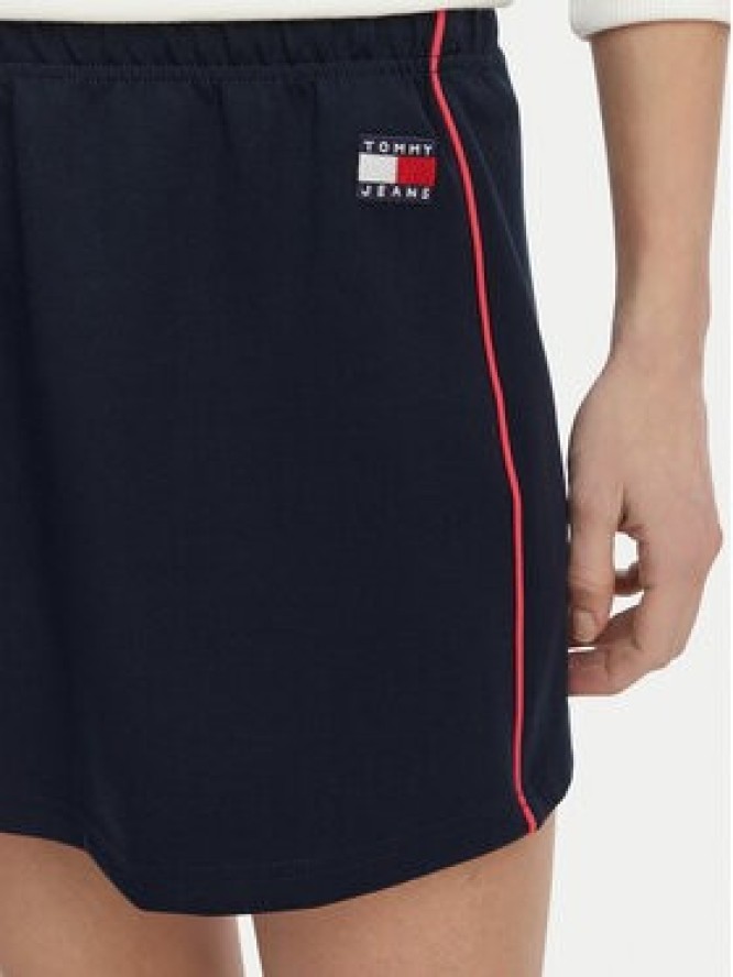 Tommy Jeans Spódnica mini Badge DW0DW22589 Granatowy Regular Fit