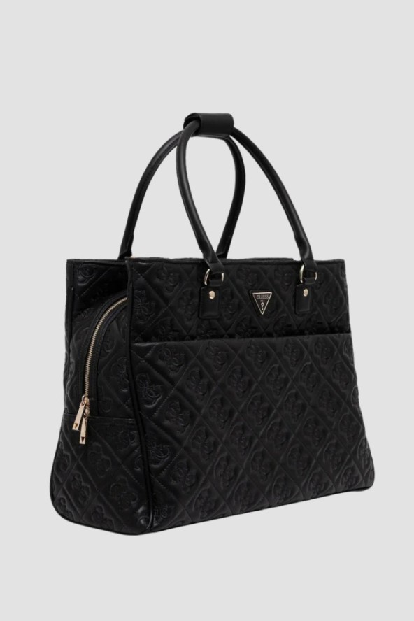 GUESS Czarna damska podróżna torebka Adelasia