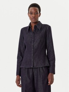 French Connection Koszula 72ZDH Granatowy Regular Fit