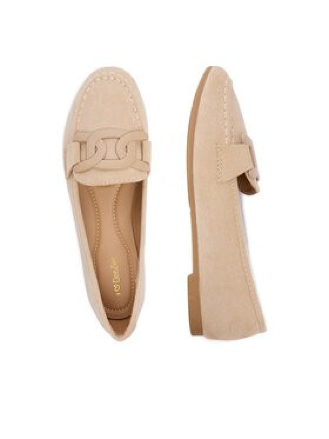 DeeZee Mokasyny LE601-41 Beżowy