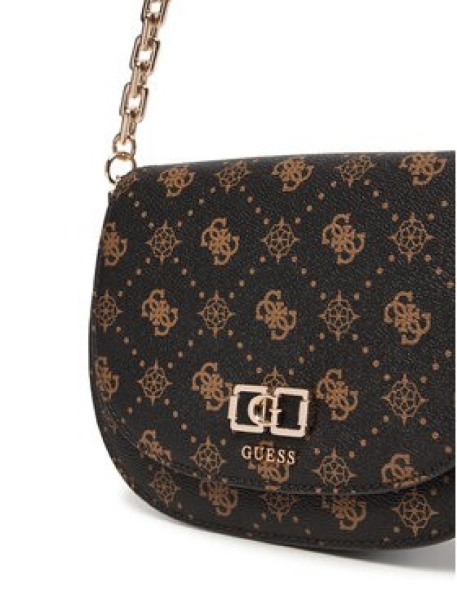 Guess Torebka Emelie Logo HWGP99 28200 Brązowy