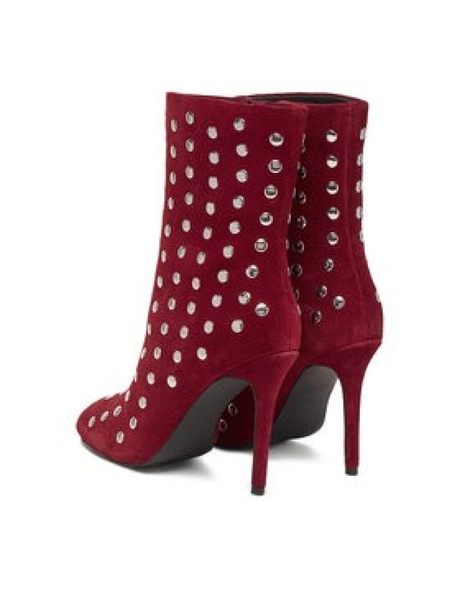 Eva Minge Botki EO-MARY-121949 Bordowy