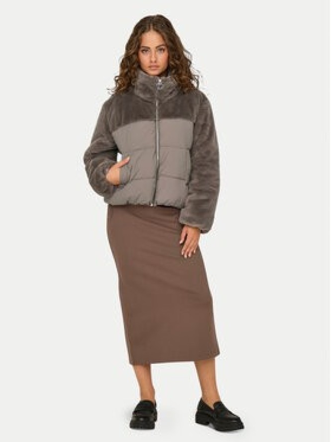 ONLY Kurtka zimowa 15292945 Szary Regular Fit
