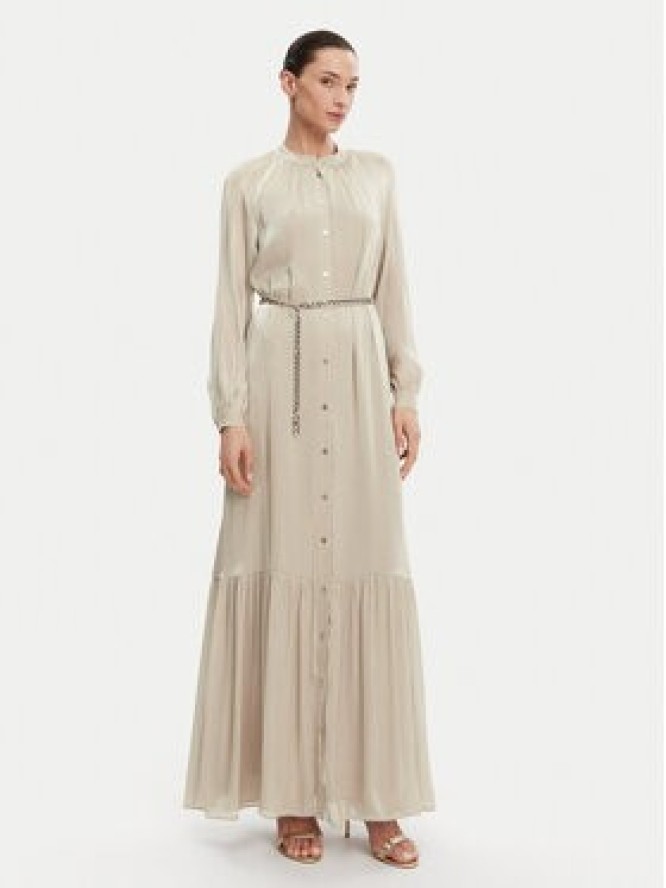 MICHAEL Michael Kors Sukienka koszulowa MS482CM8BB Beżowy Regular Fit